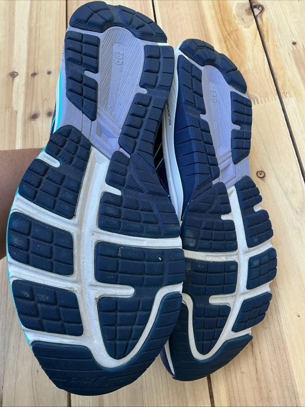 ASICS Navy Running Sneakers with Teal Accents - Picture 5 of 7